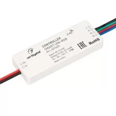 Контроллер SMART-UNI-RGB (12-24V, 3x2A, 2.4G) (ARL, IP20 Пластик, 5 лет)