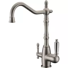 Смеситель для кухонной мойки ZORG Sanitary  (ZR 312 YF-33-NICKEL)