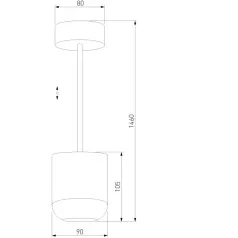 Подвесной светильник Onde 50249 LED