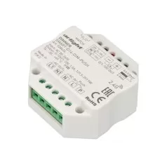 Диммер SMART-D14-DIM-PUSH (230V, 1.5А, 0-10V, 2.4G) (ARL, IP20 Пластик, 5 лет)