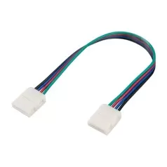 Коннектор выводной FIX-RGB-10mm-150mm-X2 (4-pin) - (10 шт.)