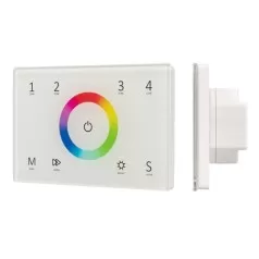 Панель Sens SMART-P83-RGB White (230V, 4 зоны, 2.4G)