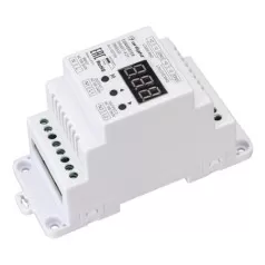 Конвертер SMART-K29-DMX512 (230V, 2x1.2A, TRIAC, DIN) (ARL, Пластик)