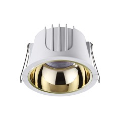 358696 SPOT NT21 207 белый/золото Светильник встраиваемый светодиодный IP20 LED 4000К 20W 100-265V KNOF