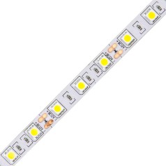 Светодиодная лента  ULS-Q221 5050-60LED/m-10mm-IP20-DC12V-14,4W/m-5M-3000K катушка в герметичной упаковке