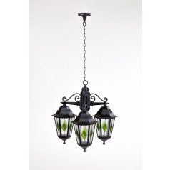 Уличный светильник подвесной PETERSBURG lead GLASS 79870lg/3 Bl