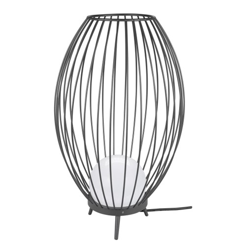 Светильник LGD-PEARL-BOLL-H574-12W Warm3000 (GR, 164 deg, 230V) (ARL, IP65 Металл, 3 года)