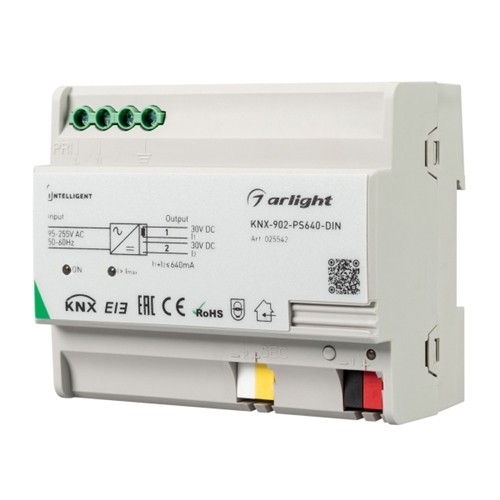 INTELLIGENT ARLIGHT Блок питания шины KNX-902-PS640-DIN (230V, 640mA)