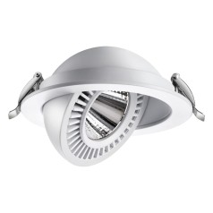 358817 SPOT NT21 210 белый Светильник встраиваемый светодиодный IP20 LED 18W 1600Лм 4000K 220V GESSO