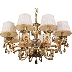 Подвесная люстра Sylvia L.8110-8BR CRISTAL-SHADE