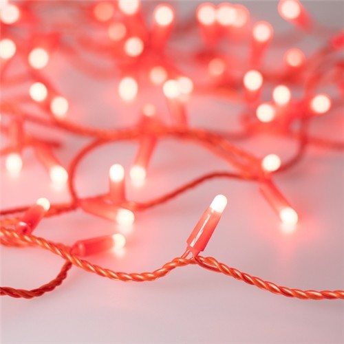 Светодиодная гирлянда ARD-STRING-CLASSIC-10000-RED-100LED-MILK-STD Red (230V, 7W) (ARDCL, IP65)