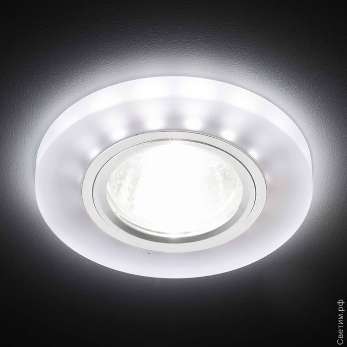 Точечный светильник S214 WH/CH/WH LED