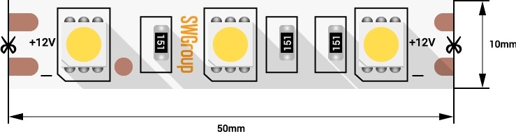 Светодиодная лента  SWG560-12-14.4-NW